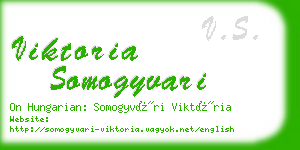 viktoria somogyvari business card